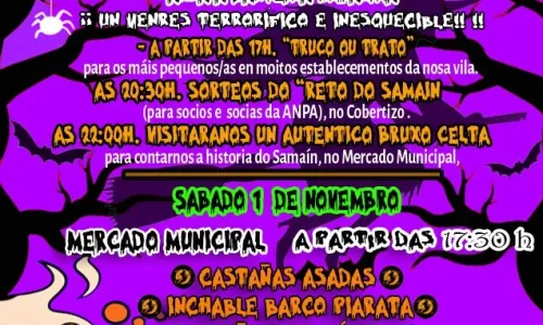 CARTEL Cariño - Cariño celebrará el Samaín con un fin de semana lleno de actividades para toda la familia